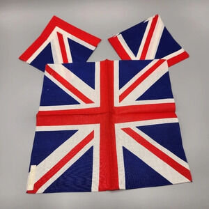 Three Union Jack Handkerchiefs  Cotton